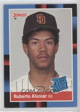 1988 Donruss - [Base] #34.1 - Rated Rookie - Roberto Alomar (Last Line Begins with Organization)