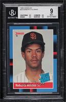 Rated Rookie - Roberto Alomar (Last Line Begins with Organization) [BGS 9&…