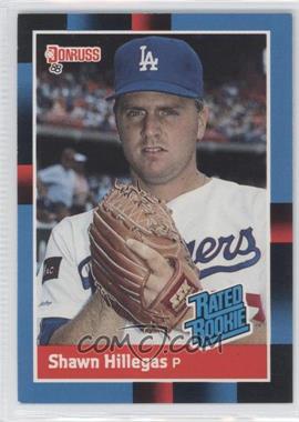 1988 Donruss - [Base] #35.1 - Rated Rookie - Shawn Hillegas (Last Line Begins with Beach)