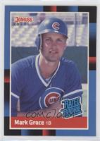 Rated Rookie - Mark Grace (Last Line Begins with Led) [EX to NM]