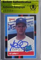 Rated Rookie - Al Leiter (Last Line Begins with Organization Factory Set Revers…