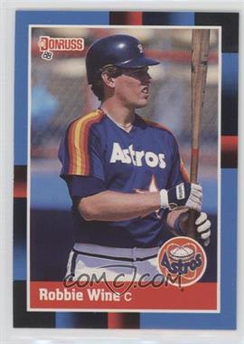 1988 Donruss - [Base] #508.1 - Robbie Wine (Last Line Begins with Son)