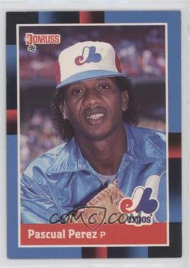 1988 Donruss - [Base] #591.1 - Pascual Perez (Last Line Begins with With) [EX to NM]