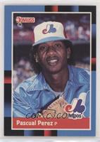 Pascual Perez (Last Line Begins with Shoulder)