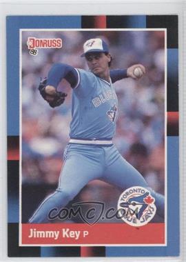 1988 Donruss - [Base] #72.1 - Jimmy Key (Last Line Begins with Batters)