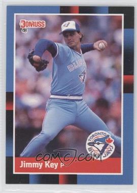 1988 Donruss - [Base] #72.1 - Jimmy Key (Last Line Begins with Batters)