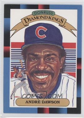 1988 Donruss - [Base] #9.1 - Diamond Kings - Andre Dawson (Upper Right Corner is Blue)
