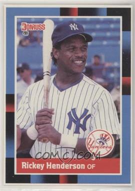 1988 Donruss - Team Sheet Cut Singles #277 - Rickey Henderson