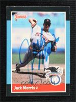 Jack Morris [JSA Certified COA Sticker]