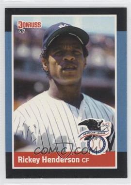 1988 Donruss All-Stars - [Base] #4 - Rickey Henderson