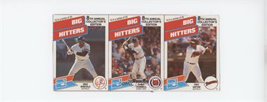 1988 Drake's Big Hitters/Super Pitchers - Food Issue 3 Card Panel #12-14 - Dave Winfield, Alan Trammell, Tony Gwynn [Good to VG‑EX]