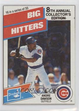 1988 Drake's Big Hitters/Super Pitchers - Food Issue [Base] #16 - Andre Dawson [Good to VG‑EX]