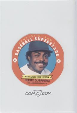 1988 Fantastic Sam's Baseball Superstars Disc - [Base] #20 - Pedro Guerrero