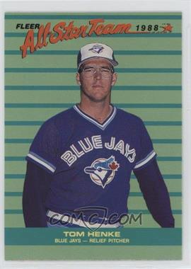 1988 Fleer - All Star Team #2 - Tom Henke