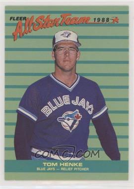 1988 Fleer - All Star Team #2 - Tom Henke