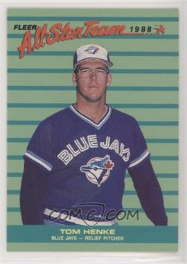 1988 Fleer - All Star Team #2 - Tom Henke