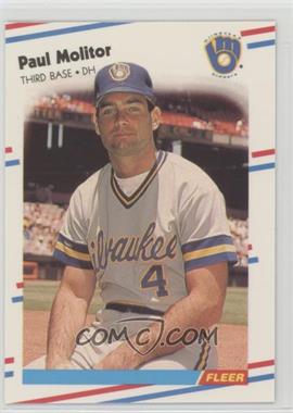 1988 Fleer - [Base] - Glossy #169 - Paul Molitor