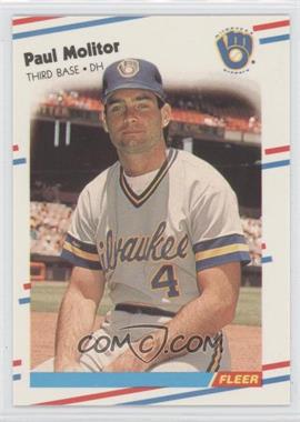 1988 Fleer - [Base] - Glossy #169 - Paul Molitor