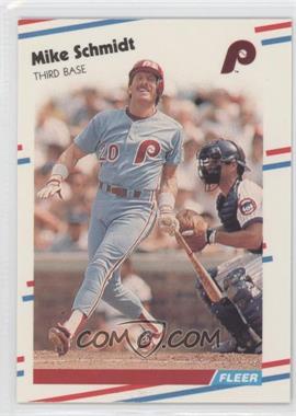 1988 Fleer - [Base] - Glossy #315 - Mike Schmidt