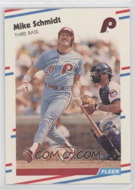 1988 Fleer - [Base] - Glossy #315 - Mike Schmidt