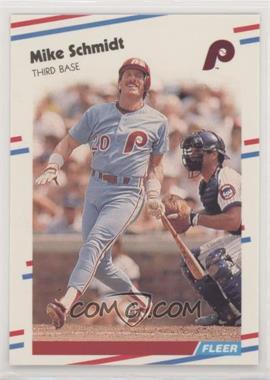 1988 Fleer - [Base] - Glossy #315 - Mike Schmidt