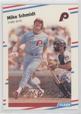 1988 Fleer - [Base] - Glossy #315 - Mike Schmidt