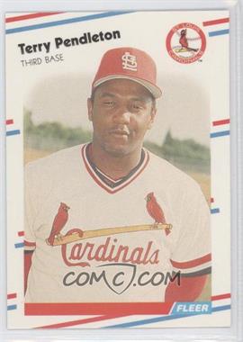 1988 Fleer - [Base] - Glossy #46 - Terry Pendleton