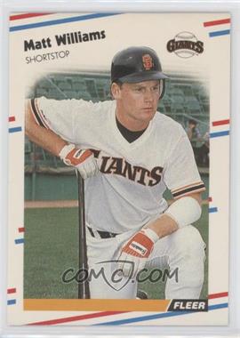 1988 Fleer - [Base] #101 - Matt Williams