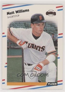 1988 Fleer - [Base] #101 - Matt Williams