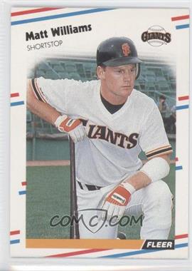 1988 Fleer - [Base] #101 - Matt Williams