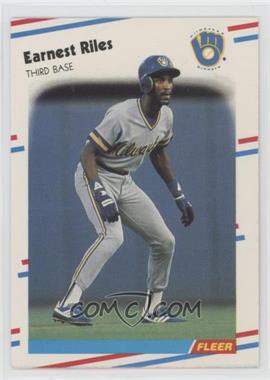 1988 Fleer - [Base] #172 - Earnest Riles