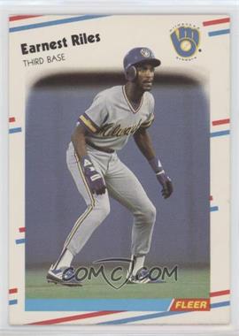 1988 Fleer - [Base] #172 - Earnest Riles