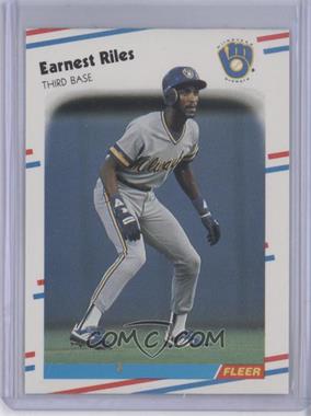 1988 Fleer - [Base] #172 - Earnest Riles