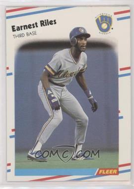 1988 Fleer - [Base] #172 - Earnest Riles