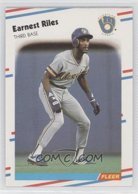 1988 Fleer - [Base] #172 - Earnest Riles