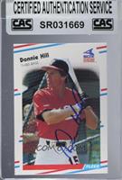 Donnie Hill [CAS Certified Sealed]