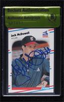 Jack McDowell [BAS Beckett Auth Sticker]