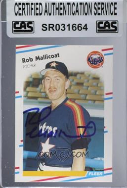 1988 Fleer - [Base] #452 - Rob Mallicoat [CAS Certified Sealed]