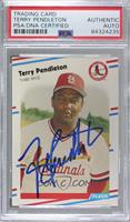 Terry Pendleton [PSA Authentic PSA/DNA Cert]