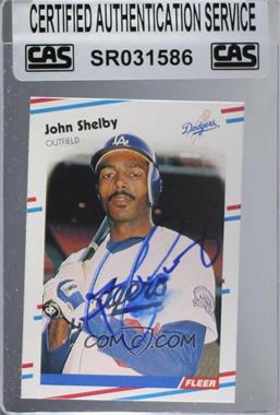 1988 Fleer - [Base] #526 - John Shelby [CAS Certified Sealed]