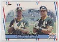 Mark McGwire, Jose Canseco [EX to NM]