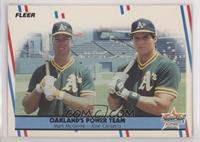 Mark McGwire, Jose Canseco [Good to VG‑EX]