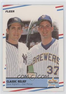 1988 Fleer - [Base] #625 - Dave Righetti, Dan Plesac