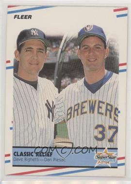 1988 Fleer - [Base] #625 - Dave Righetti, Dan Plesac