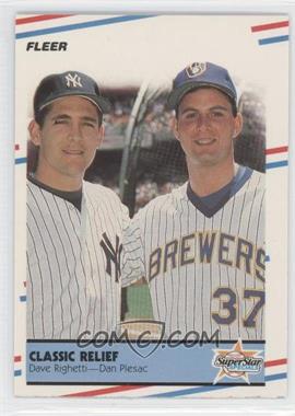 1988 Fleer - [Base] #625 - Dave Righetti, Dan Plesac