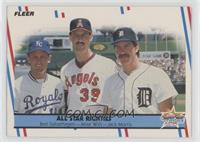 Bret Saberhagen, Mike Witt, Jack Morris