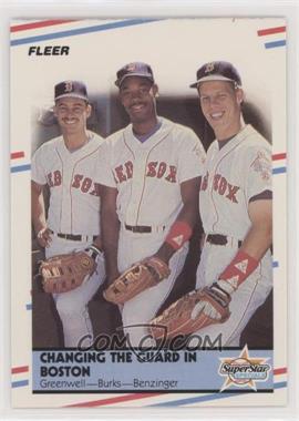 1988 Fleer - [Base] #630 - Mike Greenwell, Ellis Burks, Todd Benzinger