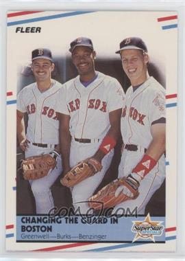1988 Fleer - [Base] #630 - Mike Greenwell, Ellis Burks, Todd Benzinger