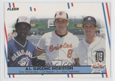 1988 Fleer - [Base] #635 - Tony Fernandez, Cal Ripken Jr, Alan Trammell