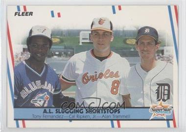 1988 Fleer - [Base] #635 - Tony Fernandez, Cal Ripken Jr, Alan Trammell